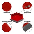 thumbnail image 5 of Bandeja de dados Hexagonal y caja de almacenamiento varios, accesorios de bandeja de dados para juegos de mesa, torre de dados de cuero, 1 ud., 5 of 5