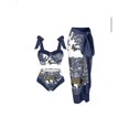 thumbnail image 2 of Animal Prints Lace-Up Bikini Sets Swimsuit & Skirt Women One Piece Brazilian Holiday Push Up Swimwear 2022 Beach Bathing Suits zhangmengya LED, 2 of 2
