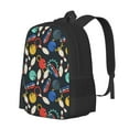 thumbnail image 1 of Balery Bowling Ball Mochila para hombre y mujer - Tela Oxford 600D resistente - Gran capacidad, resistente al agua, ideal para la escuela, viajes y senderismo, 1 of 6