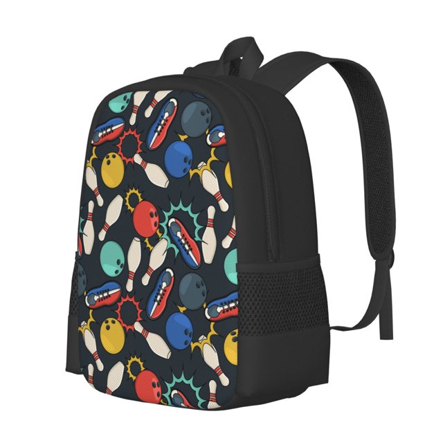 Balery Bowling Ball Mochila para hombre y mujer - Tela Oxford 600D resistente - Gran capacidad, resistente al agua, ideal para la escuela, viajes y senderismo