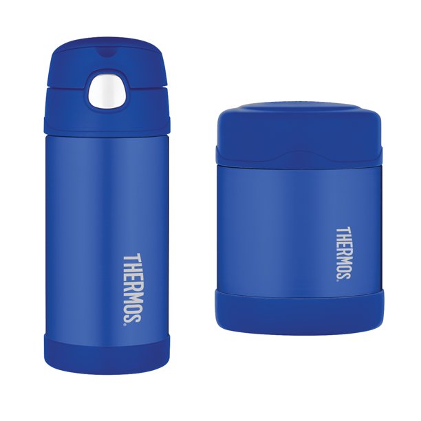 "Thermos FUNtainer 12Ounce Bottle, Blue & Thermos FUNtainer 10Ounce