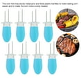 thumbnail image 1 of BBQ Insert de Maïs, 4 Ensembles (8pcs) un Insert de BBQ en Acier Inoxydable à Fourche de Maïs, 1 of 10