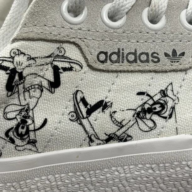Adi - das 3MC x Disney Sport Low White Canvas Mens Sz 9.5 Shoes FW6240 NO BOX