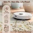 thumbnail image 6 of Design&I 9'x12' Washable Area Rug Snag-Free Neutral Botanical Vine Scattered Delicate Sprigs Beige Cream for Dining Room, Basement, Large Office, 6 of 7