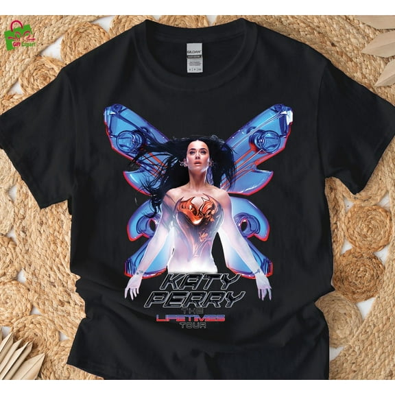 The Lifetime Tour T Shirt, Katy Perry Concert T Shirt, Katy Perry Tour 2025 Shirt, Retro 90s Style Fan Merch Shirt, Music Concert Merch