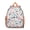 Orange-56, variant on Abstract Vintage Geometric Hippie Retro Style Breathable Padded Backpack