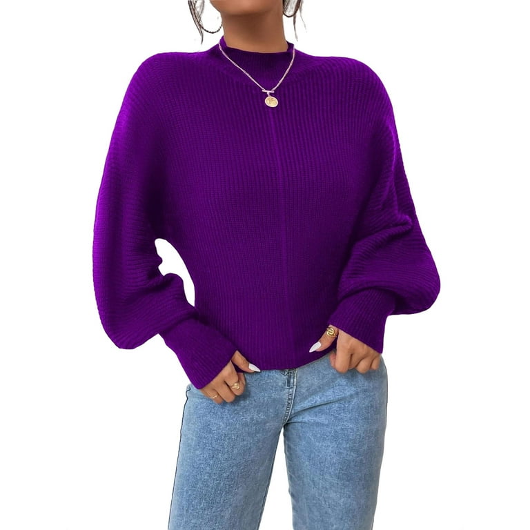 Purple 2025 sweater walmart