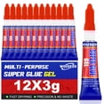 thumbnail image 1 of Super Glue Gel WOUSEDO 12 x 3 g, secado rápido, adhesivo fuerte, 1 of 8