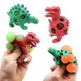 thumbnail image 1 of Pelota de silicona HUOGUO para ejercitar las manos con forma de dinosaurio y uva esponjosa, 1 of 5