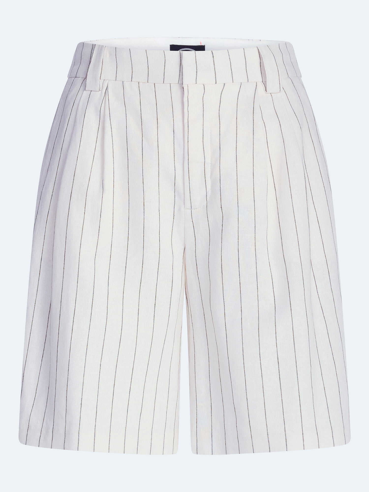 Scoop Women’s Pleated Bermuda Shorts, 9'' Inseam, Sizes 0-26W
