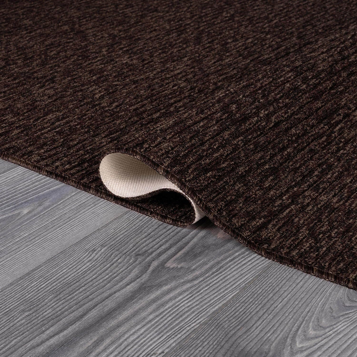 Beverly Rug Non-Slip Machine Washable 3 x 3 Brown Indoor Area Rugs