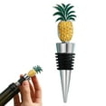 thumbnail image 4 of Shoreew Wine Bottle Stopper Pineapple Design Vacuum Sealed Twist Cap Reusable Champagne Stopper Red Wine Cork for Bar Tools Wine Gifts, 4 of 6