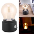 thumbnail image 4 of ABS And Glass Bulb Lamp Retro Night Light Office School Patio For Home, 4 of 8