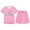 Pink Outfits, variant on Girl Easter Outfits 5-6 Years Kids Boys Girls Bunny Printed Short Sleeve T Shirt Top And Shorts Pants Set Outfit Pajama Set Round Neck Nightwear Classic Summer Clothing Purple