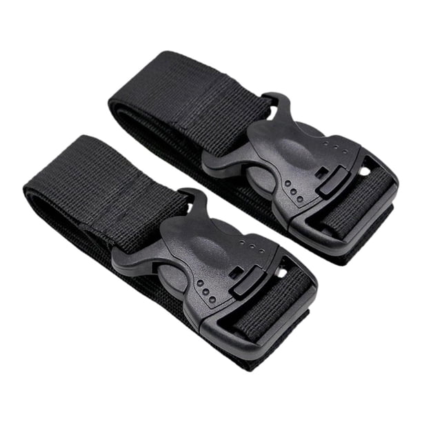 2 cinturones de equipaje para maletas, cinturones multifuncionales, ajustables y sencillos. M
