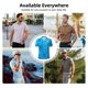 thumbnail image 5 of Fotbe Winter With Snowflakes Camiseta Polo de Golf para Hombre con Estampado – Camisa Deportiva Transpirable con Cuello Abotonado-Large, 5 of 6