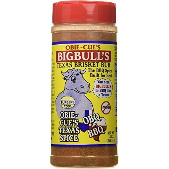 Obie-Cue's Big Bull's Texas Brisket Seasoning - 13oz