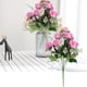 thumbnail image 4 of Ramo artificial, flores de rosas artificiales, rosas artificiales falsas, instalación sin esfuerzo, 4 of 8