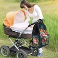 thumbnail image 6 of Balery Summer Birds and Flowers Mummy Backpack - Waterproof Twill Canvas, Large Capacity Diaper Bag with Multiple Pockets and Adjustable Straps, 6 of 6