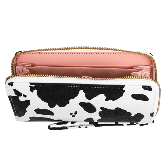 Cartera pequeña para mujer, cartera de piel sintética, cartera portátil, cartera compacta, cartera de viaje para mujer