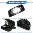 thumbnail image 4 of Parrilla de Luz de Niebla Frontal Derecho No.71105TM5H11 Inserciones de Cubierta de Luz de Niebla Inferior Frontal para Honda Civic 2012-2014 Negro Tono Plateado ABS 1 Pc, 4 of 6
