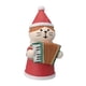 thumbnail image 1 of Adornos navideños de resina, adorno para árbol de Navidad con forma de gato, decoración de belén coleccionable gato acordeón, 1 of 9