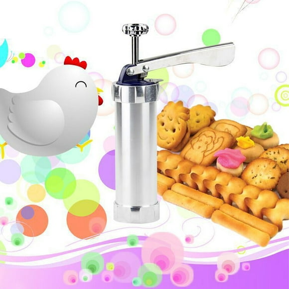 Baohd Home Bakery Biscuit Press 240ml Maker Piping Set Fondant Icing Decorating Sugarcraft Tool Making Equipment Kitchen Accessories