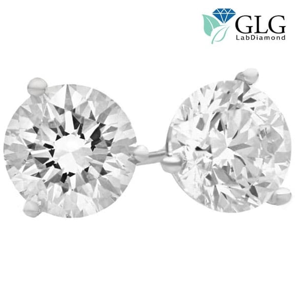 1ct Lab Grown Martini Diamond Studs
