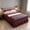 59x78.7 in, variant on PLPPYFS 3-Pieces Ruffle Pillow Case & Fitted Sheet Set, Full Stripes Sheets Ruffled Bedspread Bed Cover, Deep Pocket, Cute & Coquette Microfiber Bed Set for Decorating Bedroom Hotel