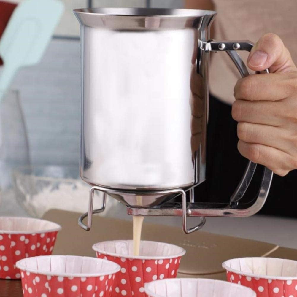 Stainless Steel Dough Dispenser Professional Batter Funnel Kitchen Tool