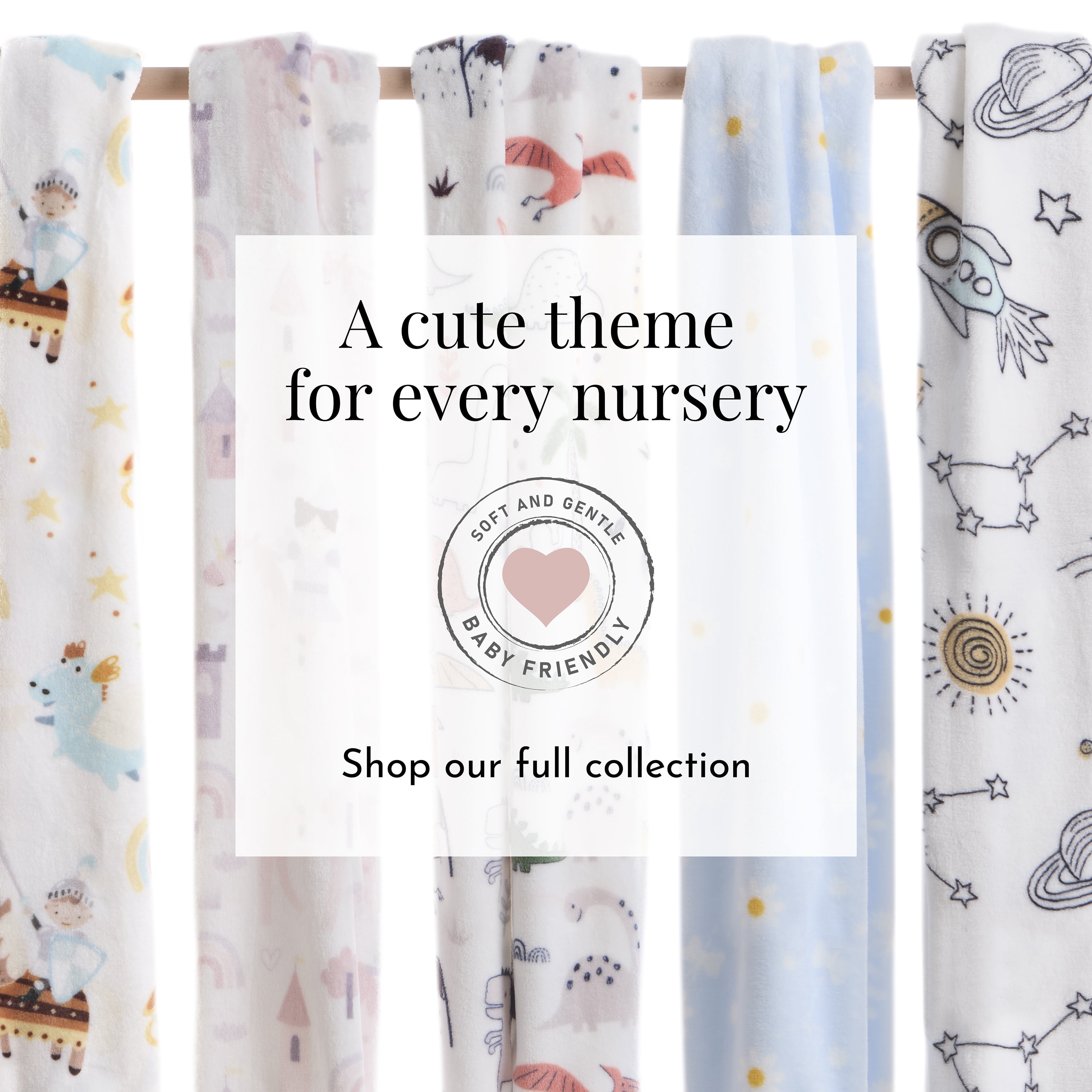Evolur AstroNap Blanket 2 pc Gift Set - Blanket with Lovey Space Print