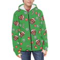 thumbnail image 2 of DISNIMO Christmas Dachshund Hoodie for Kids Snowflake Hoodies Jackets for Girls Graphic Zip Up Hoodie Sweatshirt Boys Zipper Sweatshirts Size 8-10 Clothing Unisex Fall Clothes Kid, 2 of 7