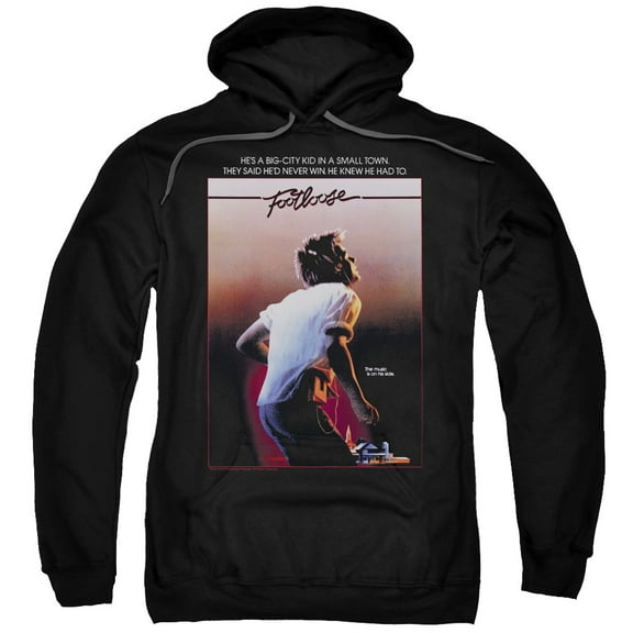 Footloose Men's Poster Hooded Sweatshirt XXX-Large Black