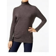 Jm Collection Petite Turtleneck Sweater - Petities - M - DARK GRAY
