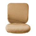 thumbnail image 2 of Housse Extensible Lavable Facile à Enlever Housse de Siège Rotative pour Ordinateur Rotatif, Marron, 2 of 8