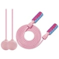 thumbnail image 1 of Cuerda para saltar, cómoda cuerda para saltar con mango de espuma para adultos y niños, cuerda para saltar inalámbrica + cuerda de PVC/algodón Adepaton CPB-DE-SSW977-1, 1 of 5