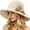 Beige, variant on Womens Straw Hat, 2026 Upgraded Foldable Sun Hat for Women, BeachSun Straw Hats for Vacation Travel (Blue)