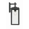 thumbnail image 4 of Crystorama Byron 1 Light Matte Black Outdoor Wall Mount - 6.5"W x 17"H x 7.75"D, 4 of 5