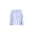 thumbnail image 3 of Yuemengxuan Women's Comfortable Shirt, Loose Long Sleeve Round Neck Button Tops Blouse, 3 of 9