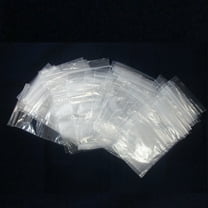 100 W 3" x 4" H Reclosable Clear Plastic Poly Bags Jewelry Bead Baggies