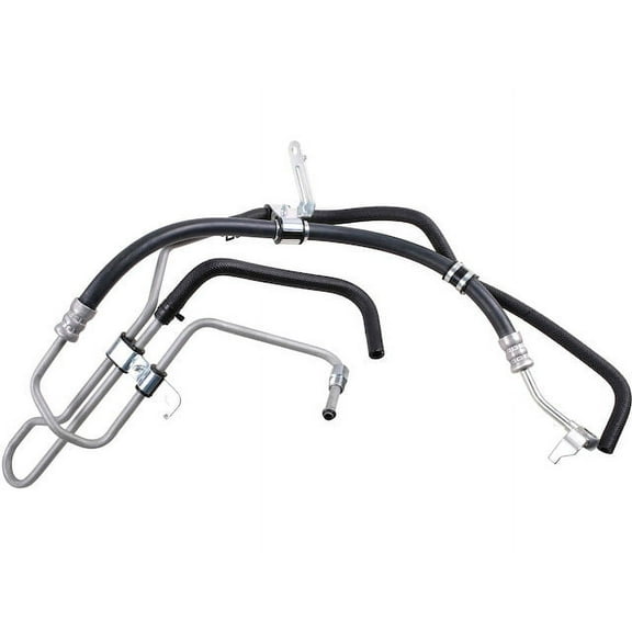 Power Steering Hose Assembly - Pressure and Return - Compatible with 2005 - 2014 Toyota Tacoma 4WD 2.7L 4-Cylinder 2006 2007 2008 2009 2010 2011 2012 2013