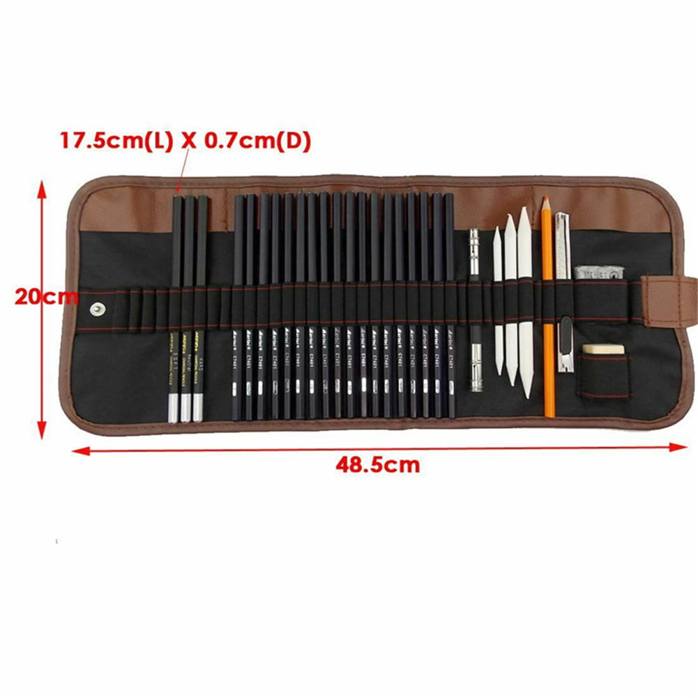 Drawing Pencils Set52 Pack Professional Sketch Pencil Set in Zipper Carry  CaseDrawing Kit Art Supplies with Graphite Charcoal Sticks Tool Sketch  Book for Adults Kids Drawing Sketching by Shuttle Art  Walmartcom