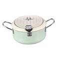 thumbnail image 1 of Rongfmy Deep Fryer Pot Multi Purpose Oil Frying Pan for Potato Squid Rings Onion Rings blue, 1 of 9