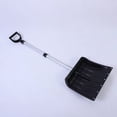 thumbnail image 2 of Stijggn Heavy Duty Snow Shovel Home Garage Snow Removal with D-Grip Handle Aluminum Strip Large Capacity Shovel for Garden Car Camping Outdoor, 2 of 7