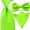 Bright Green, variant on Mens Satin Solid Color Bowtie 8CM Wide Neck Tie Handkerchief Pocket Square Set