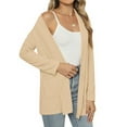 thumbnail image 2 of MOSHU Lightweight Cardigans for Women Long Sleeve Open Front Tops Casual Loose Fall Cardigan with Pockets, 2 of 9
