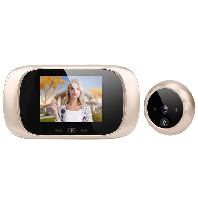 2.8in TFT LCD, Visión Nocturna Por Infrarrojos Almacenamiento Cíclico Puerta Mirilla Cámara Visor De Puerta Visual Para Apartamento Cámara Timbre Ding Dong Control De Acceso Inteligente