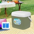 thumbnail image 1 of Nevera portátil de 25 litros que mantiene el hielo hasta 3 días para hombres y mujeres, ideal para camping y conciertos. Verde, 1 of 8