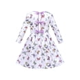 thumbnail image 2 of Girls Dress Tee Shirt Butterfly Ribbon Bow Tie Multicolor Long Sleeve 4 Years, 2 of 6