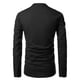 thumbnail image 2 of Camisas De CompresióN Para Hombre Camisa de manga larga casual para hombre Camisa de diario de color sólido con botones de bolsillo delgados a la moda (Black, XXL), 2 of 6